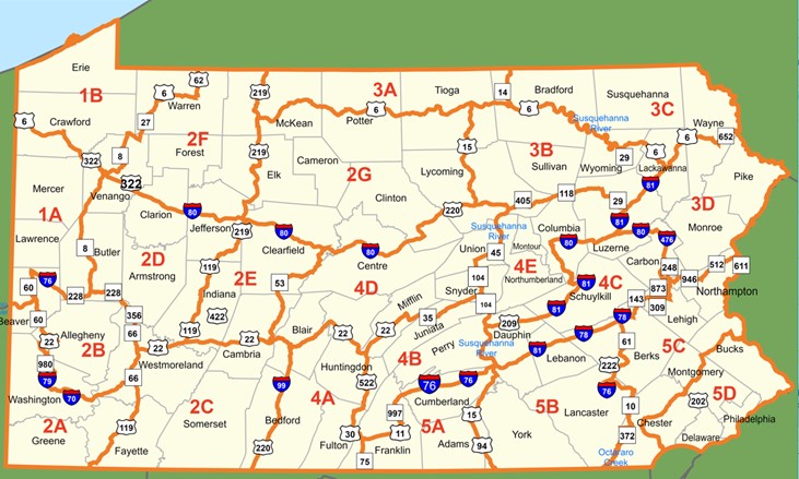 2023 PA WMU Map